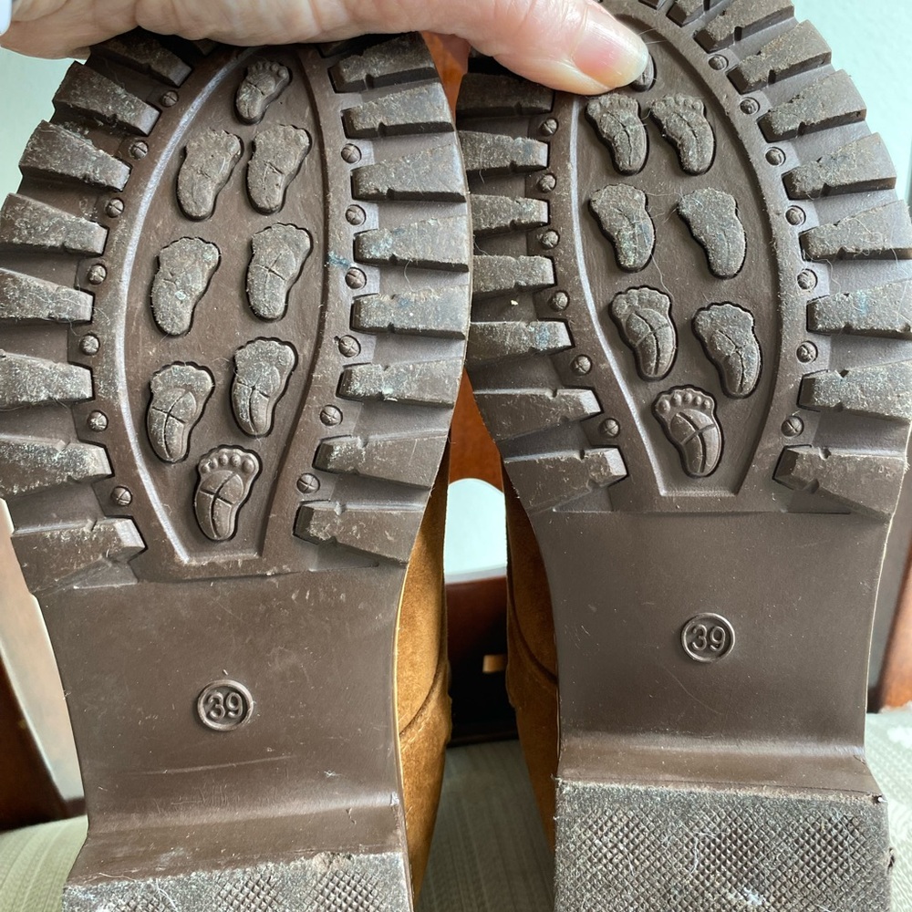 SHEIN EUC Brown Suede Ankle Boots - Picture 11 of 15